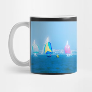 All the Pretty Sailboats in a Row Mug